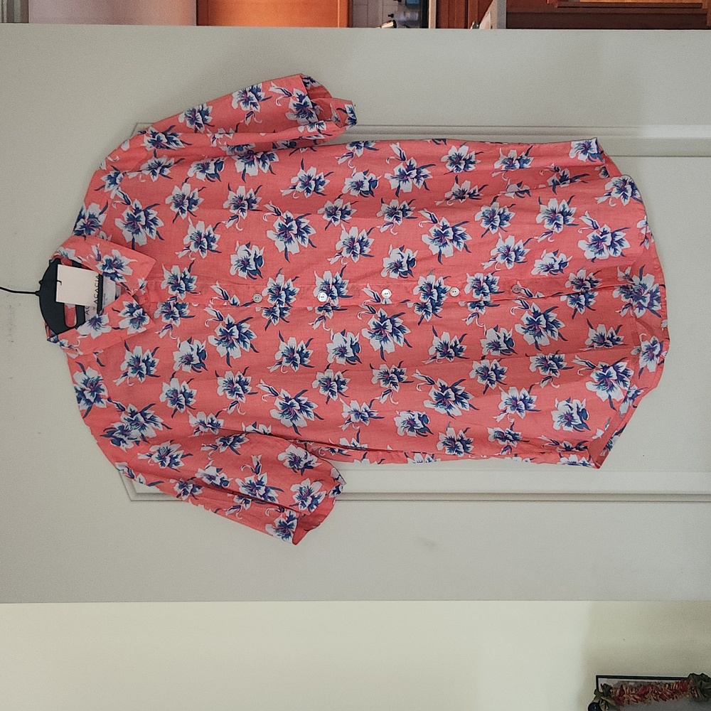 New Acacia Swimwear Men's Aloha Shirt Vintage Aloha Hawaii XL Button Down Men - Picture 13 of 16